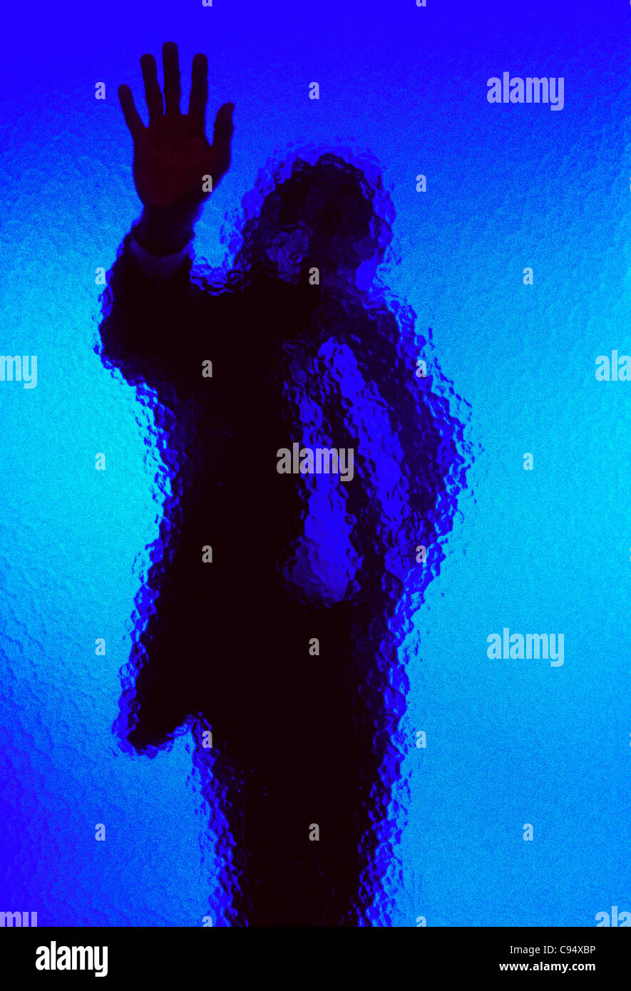 Mottled glass man hi-res stock photography and images - Alamy