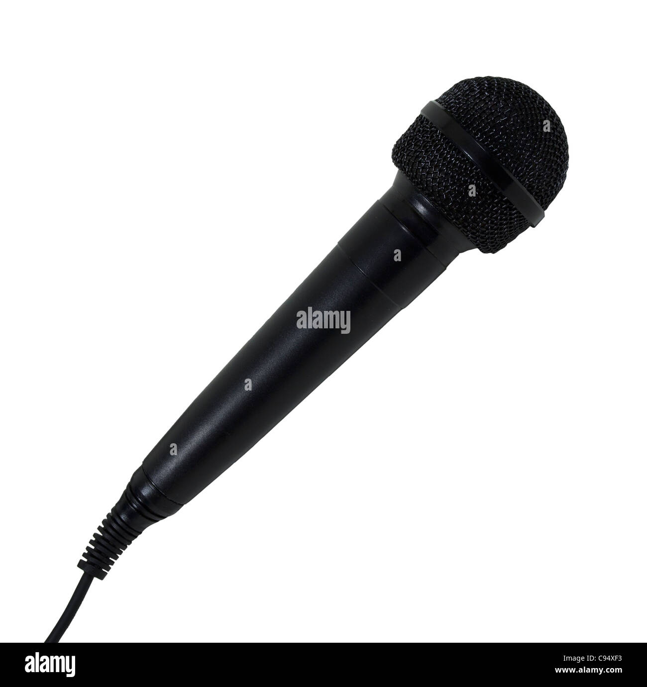 Audio microphone at an angle used to amplify communication path