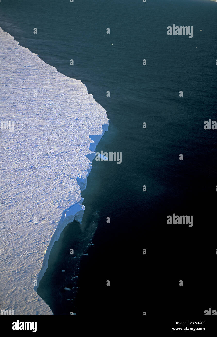 Aerial view of Ross Ice Shelf, Ross Sea, Antarctica Stock Photo Alamy