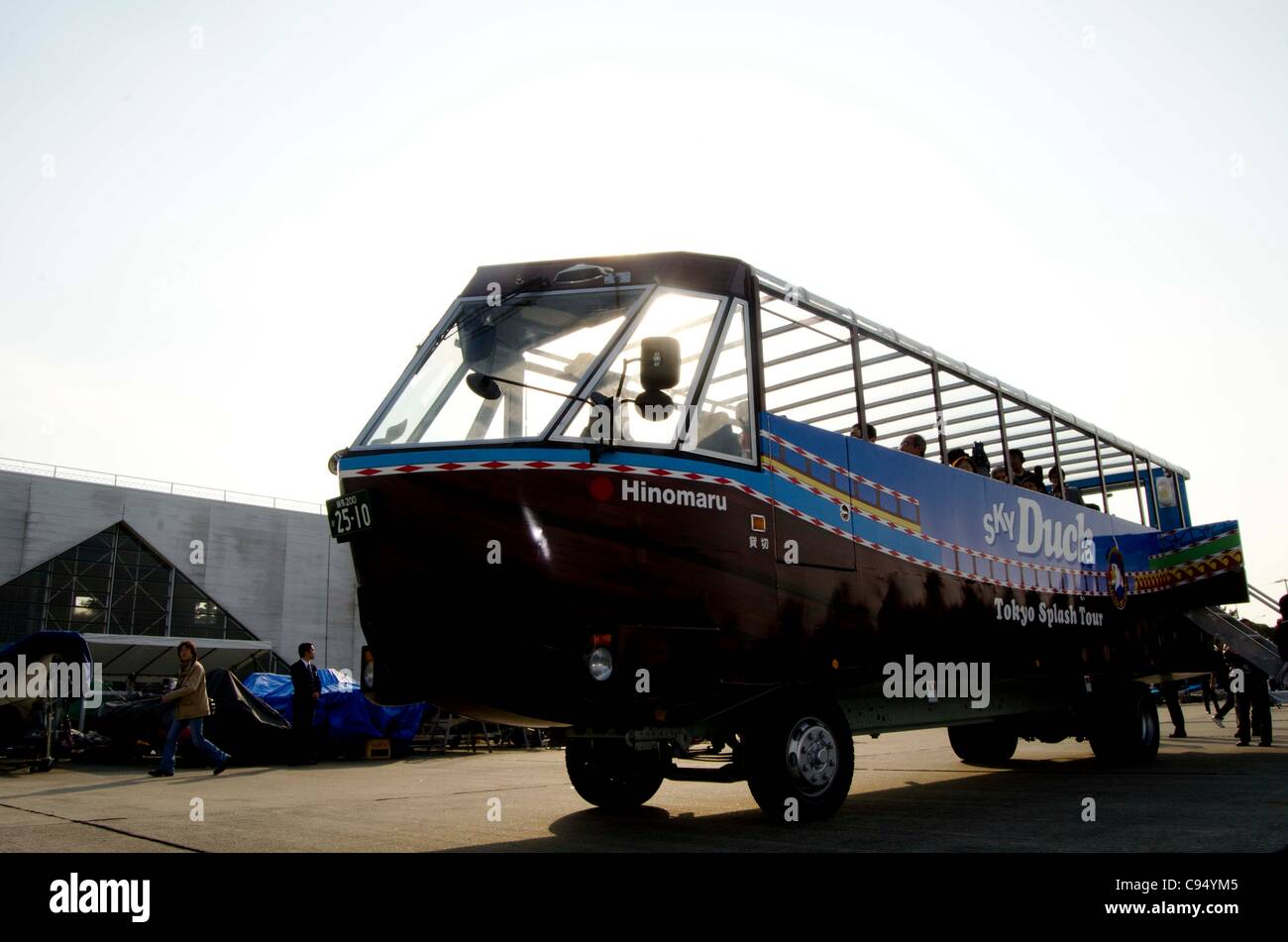 November 14, 2011 : Tokyo, Japan - Amphibian Bus Sky Duck is shown ...