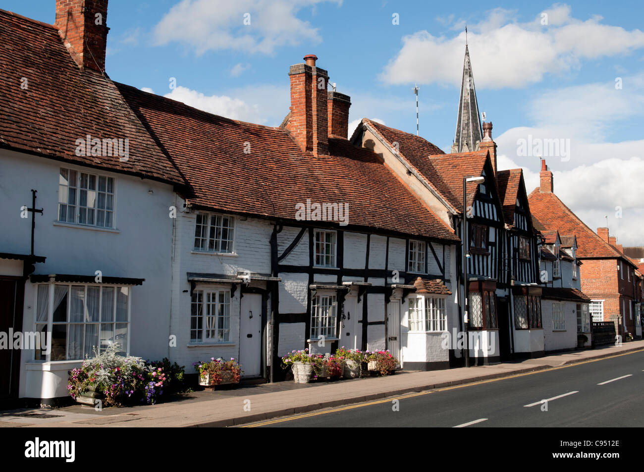 High Street, Henley in Arden, Warwickshire, England, UK Stock Photo Alamy