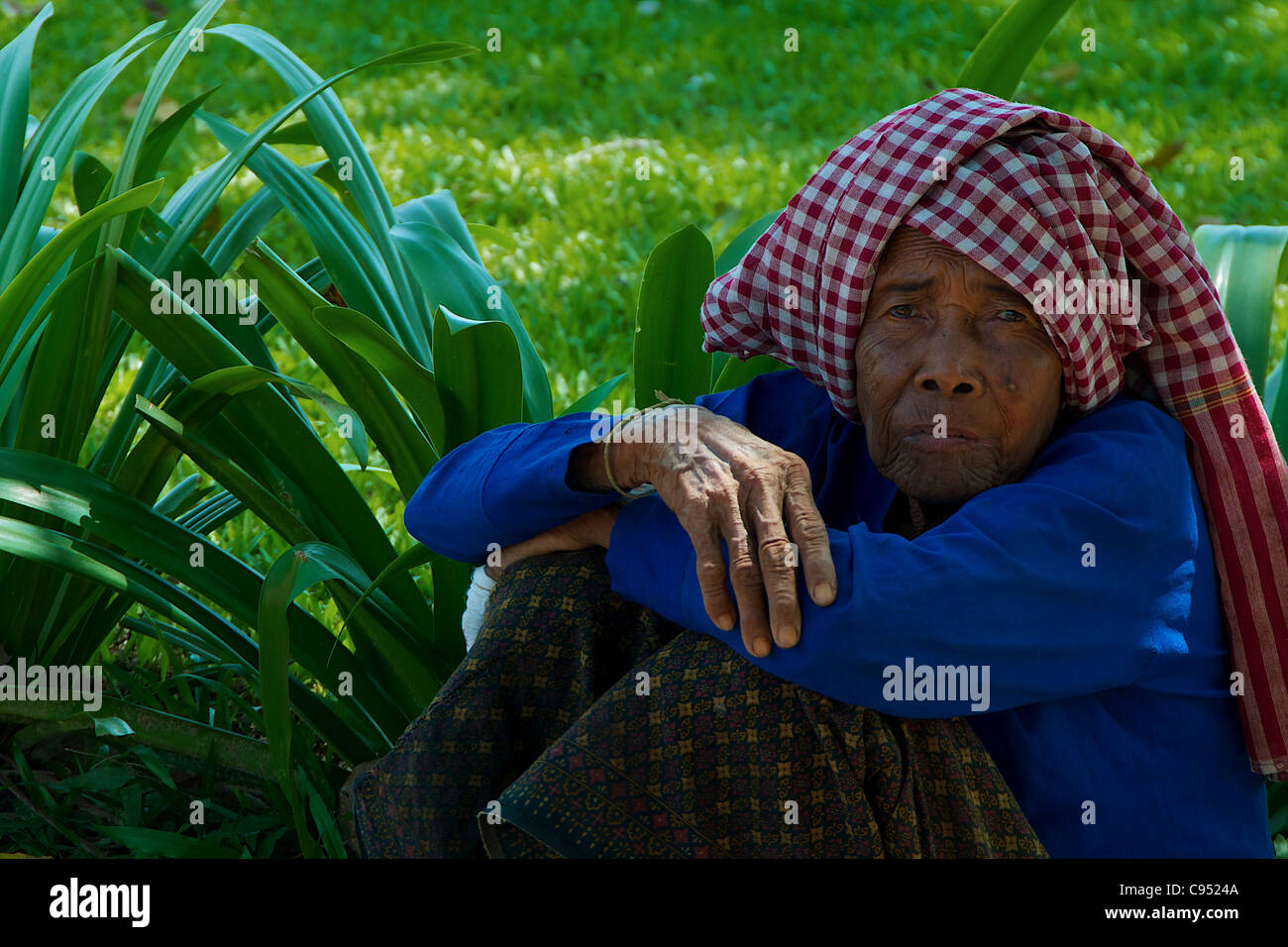 Old Khmer Stock Photo