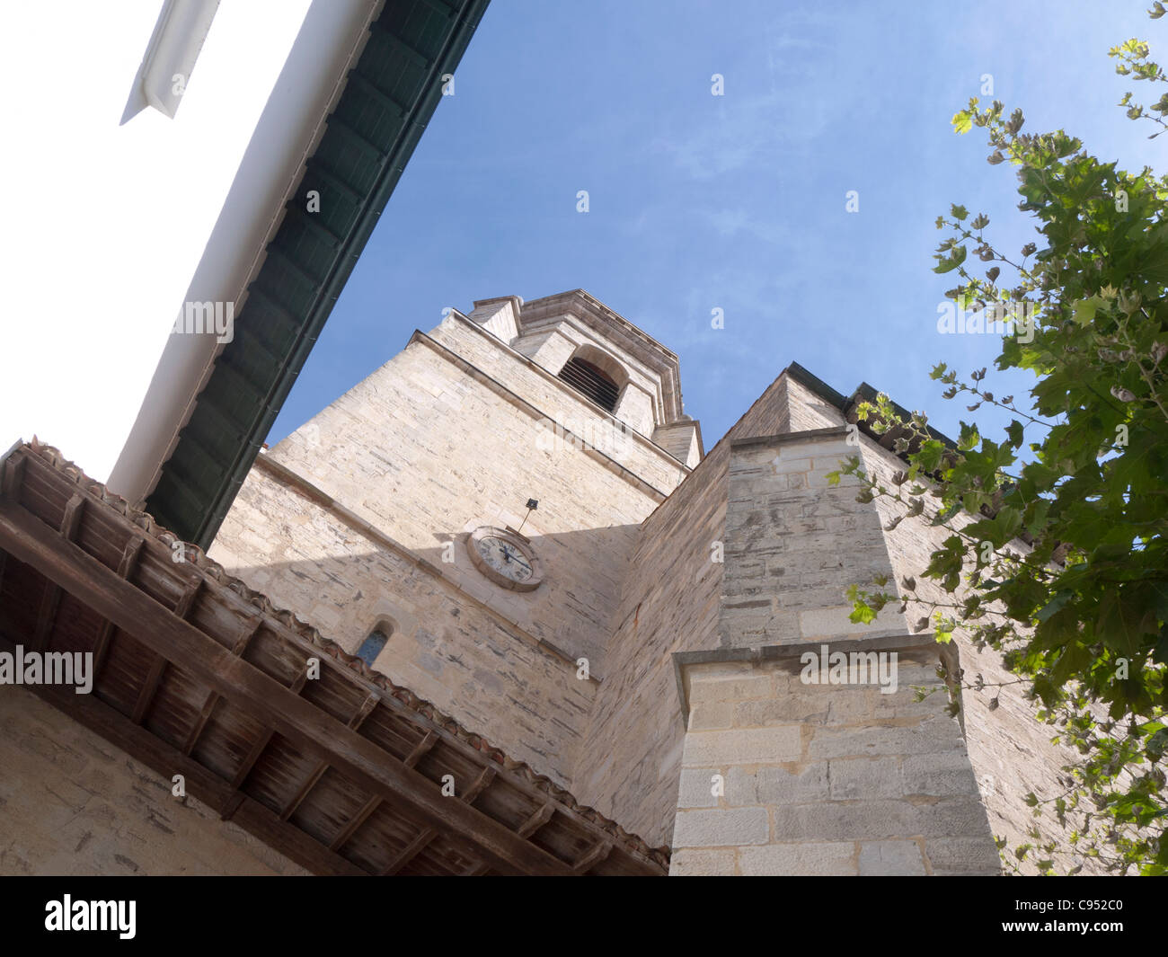 St Jean de Luz, Aquitaine, France, abstract view of Saint Jean Baptiste