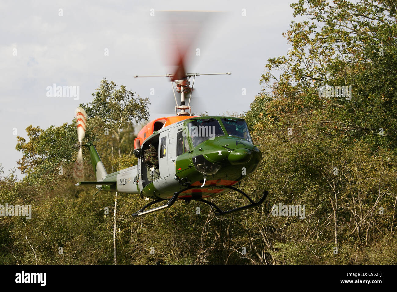 Bell 212 helicopter Stock Photo