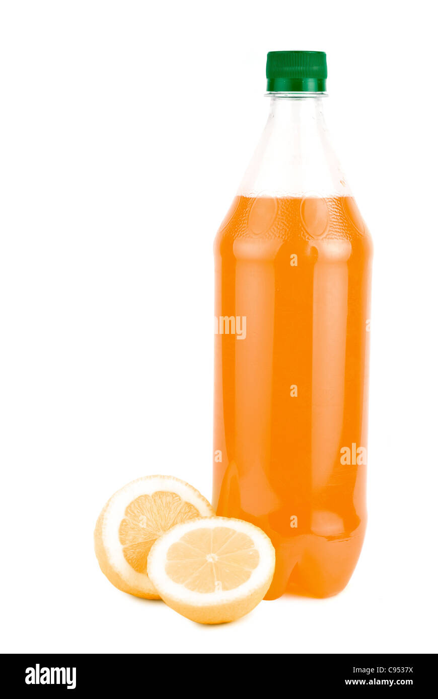 Orange Juice bottle isolated over white background Stock Photo Alamy