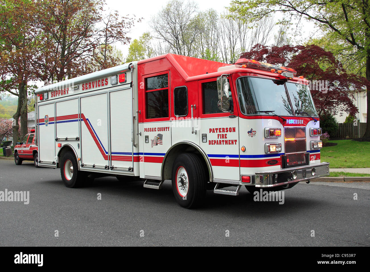 Pierce Saber Air Cascade Unit Paterson Fire Department New Jersey Stock ...