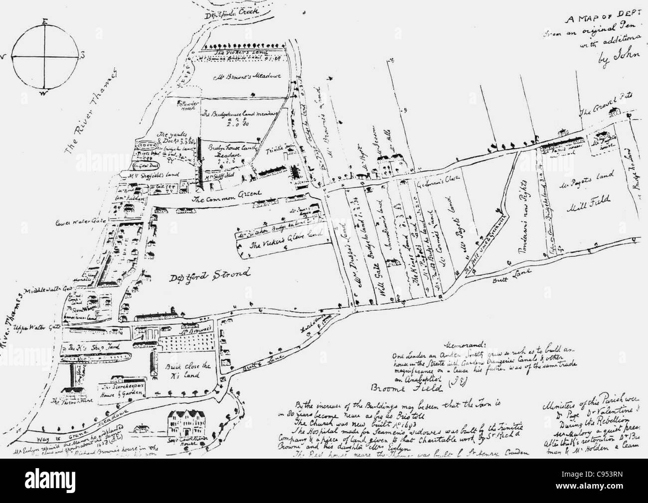 john-evelyn-1620-1706-english-writer-map-of-deptford-strong-west