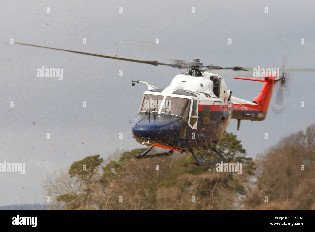 Lynx helicopter ZD560 Stock Photo