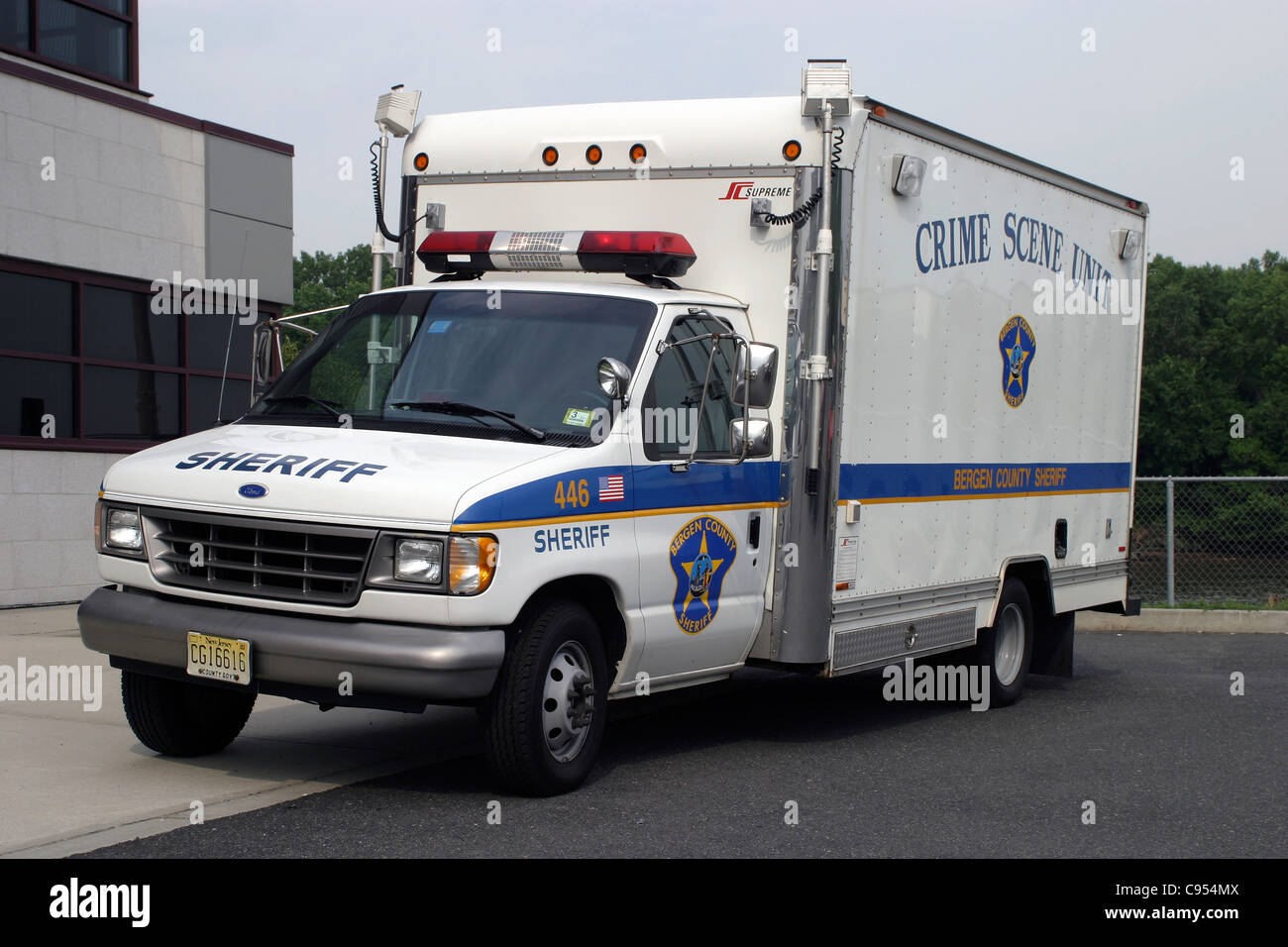 Crime Scene Investigation vehicle Stock Photo Alamy