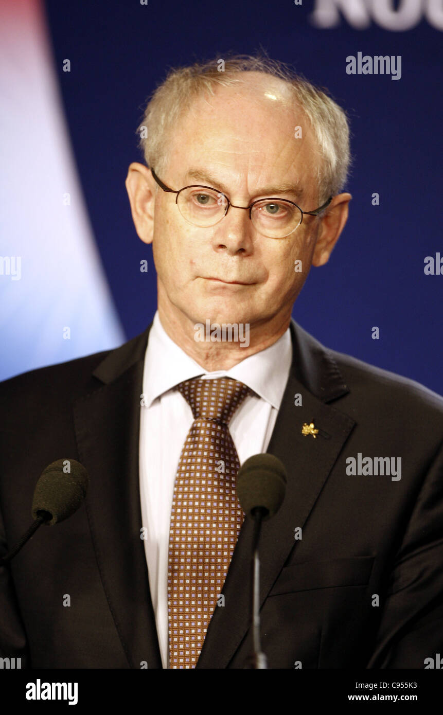 Herman Rompa Herman van rompuy european council hi-res stock photography and images ...