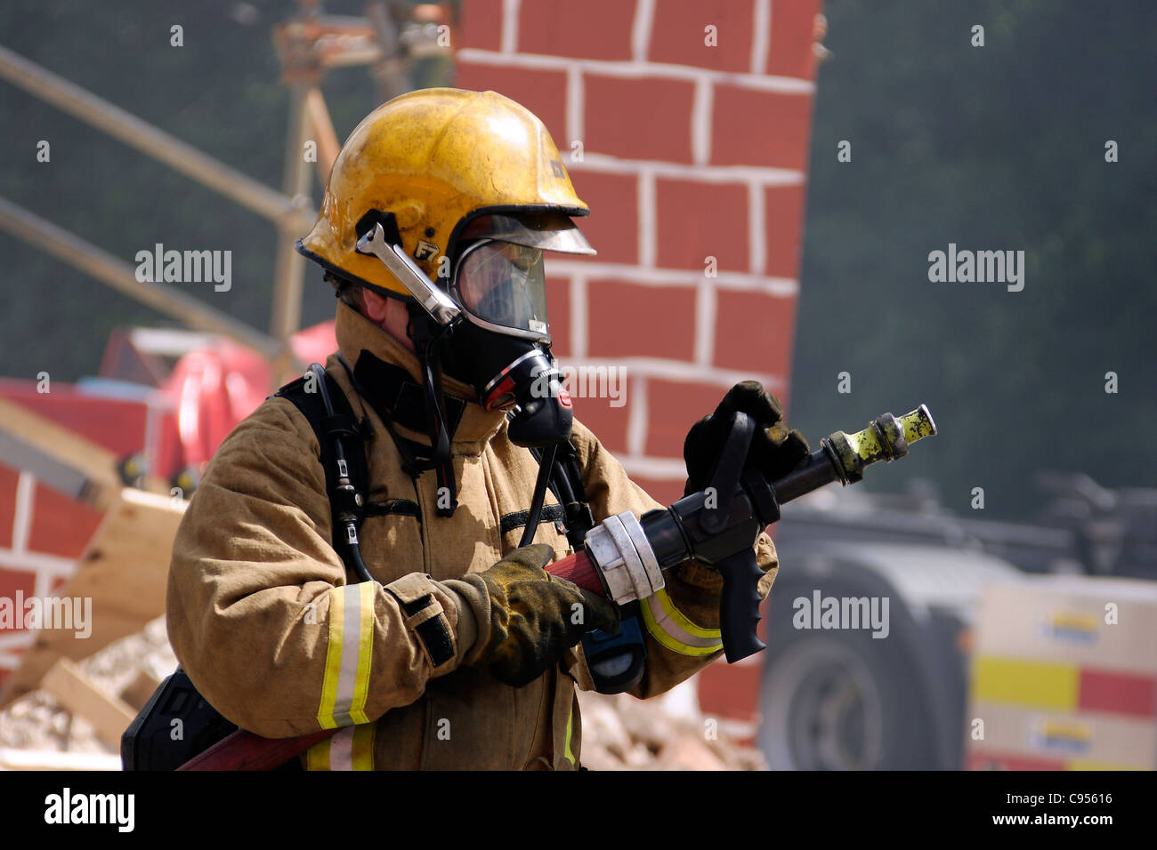 Firefighter uniform uk High Resolution Stock Photography and Images - Alamy