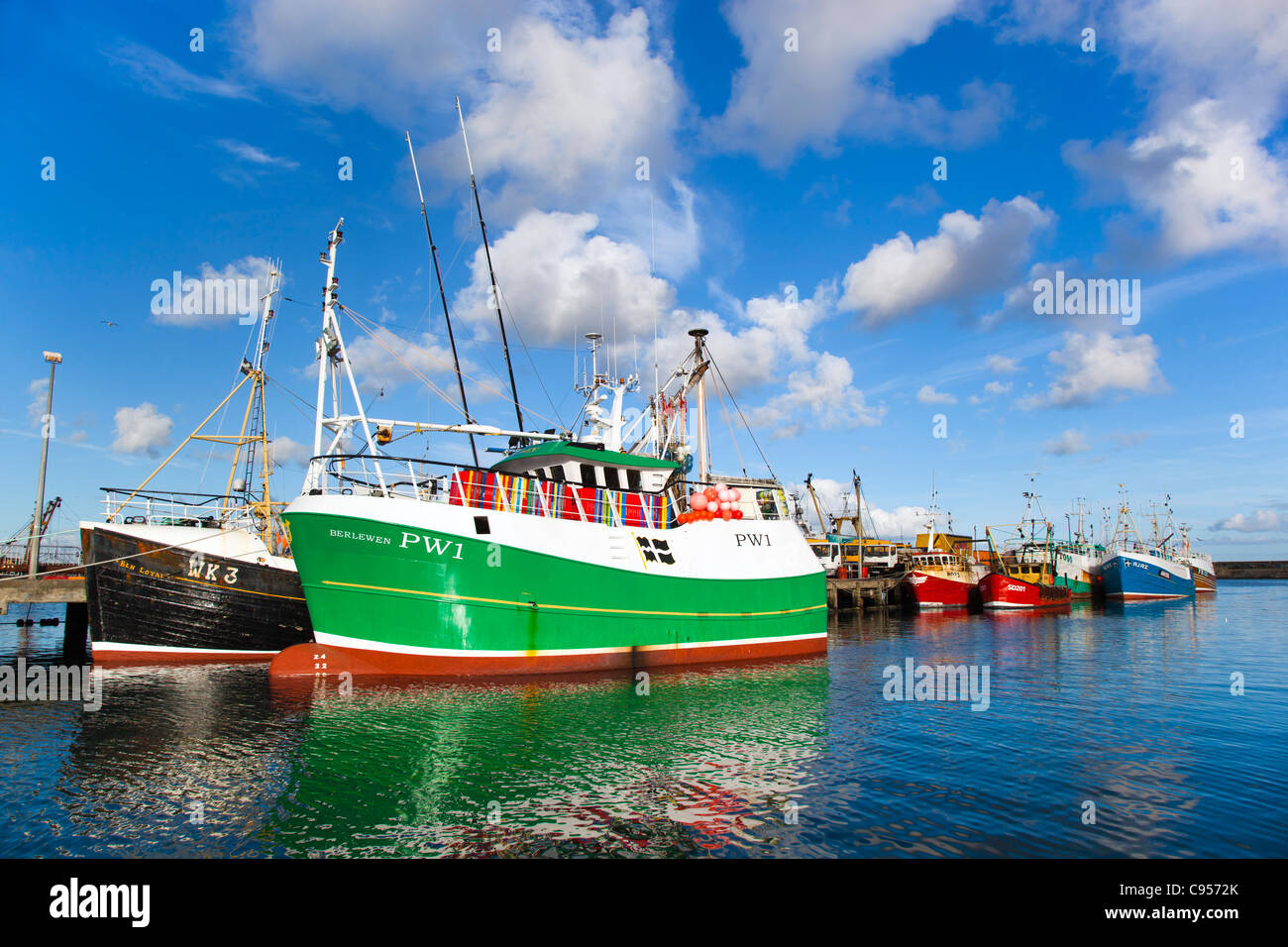 Newlyn; Cornwall; UK Stock Photo Alamy