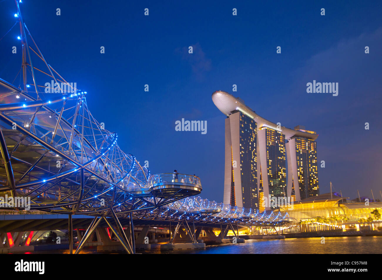 Marina Bay Sands Hotel, Singapore Stock Photo