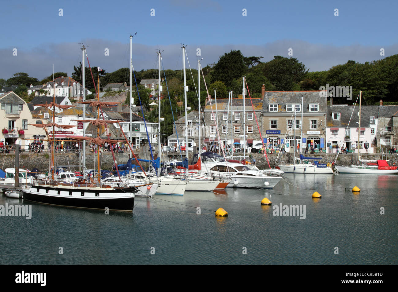 Padstow harbour; Cornwall; UK Stock Photo Alamy