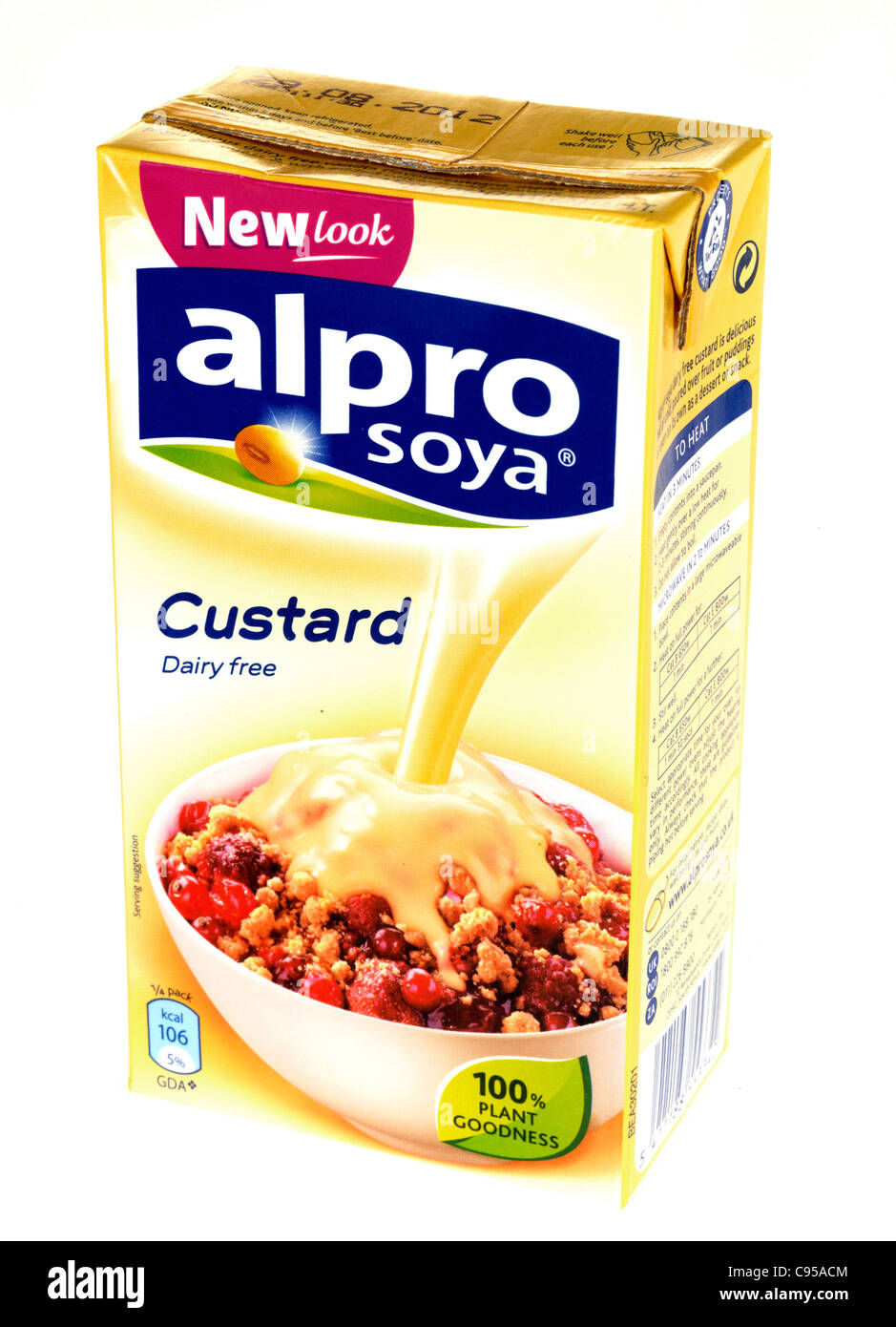 Alpro soya custard hi-res stock photography and images - Alamy