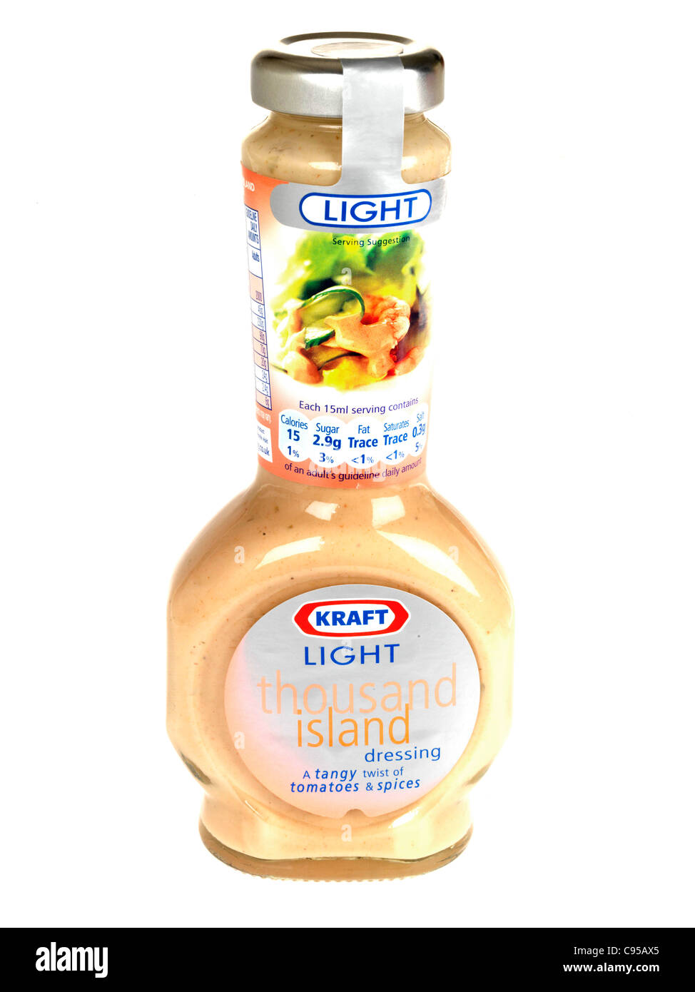 Bottle of Kraft Light Island Dressing Stock Photo Alamy
