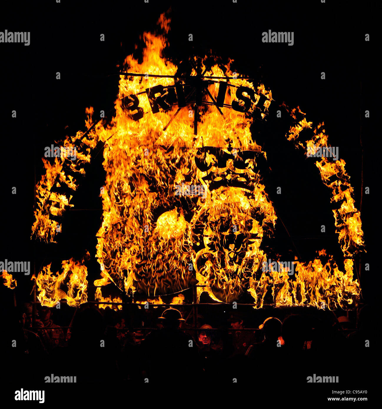 East Hoathly, East Sussex, UK Carnival night 2011 Stock Photo Alamy