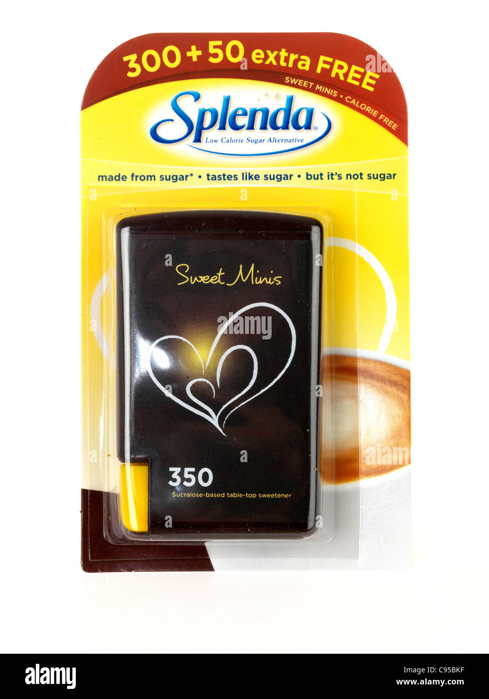 Splenda Sweetener Stock Photo