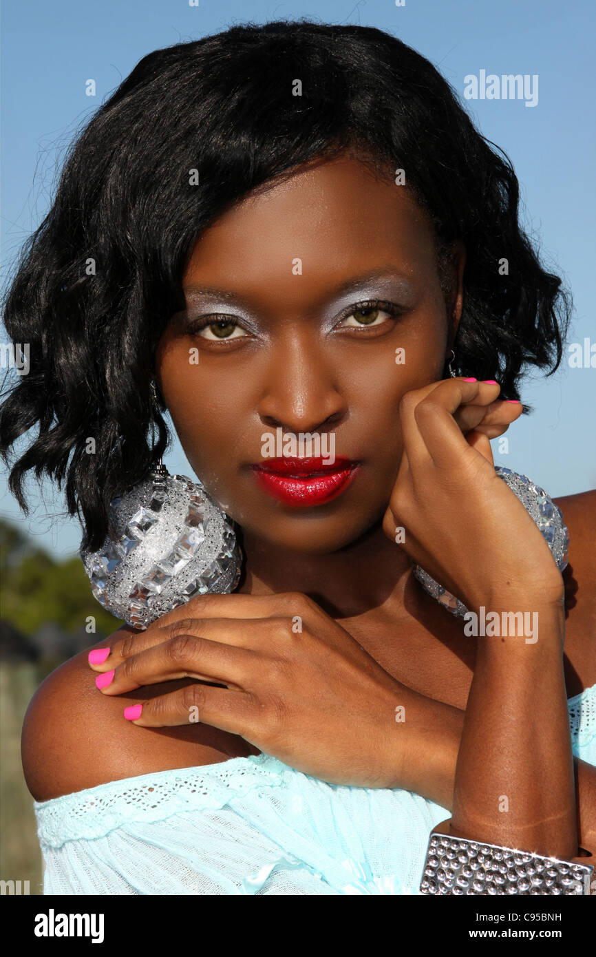 Photo shoot of model Jouse in South Florida Stock Photo - Alamy
