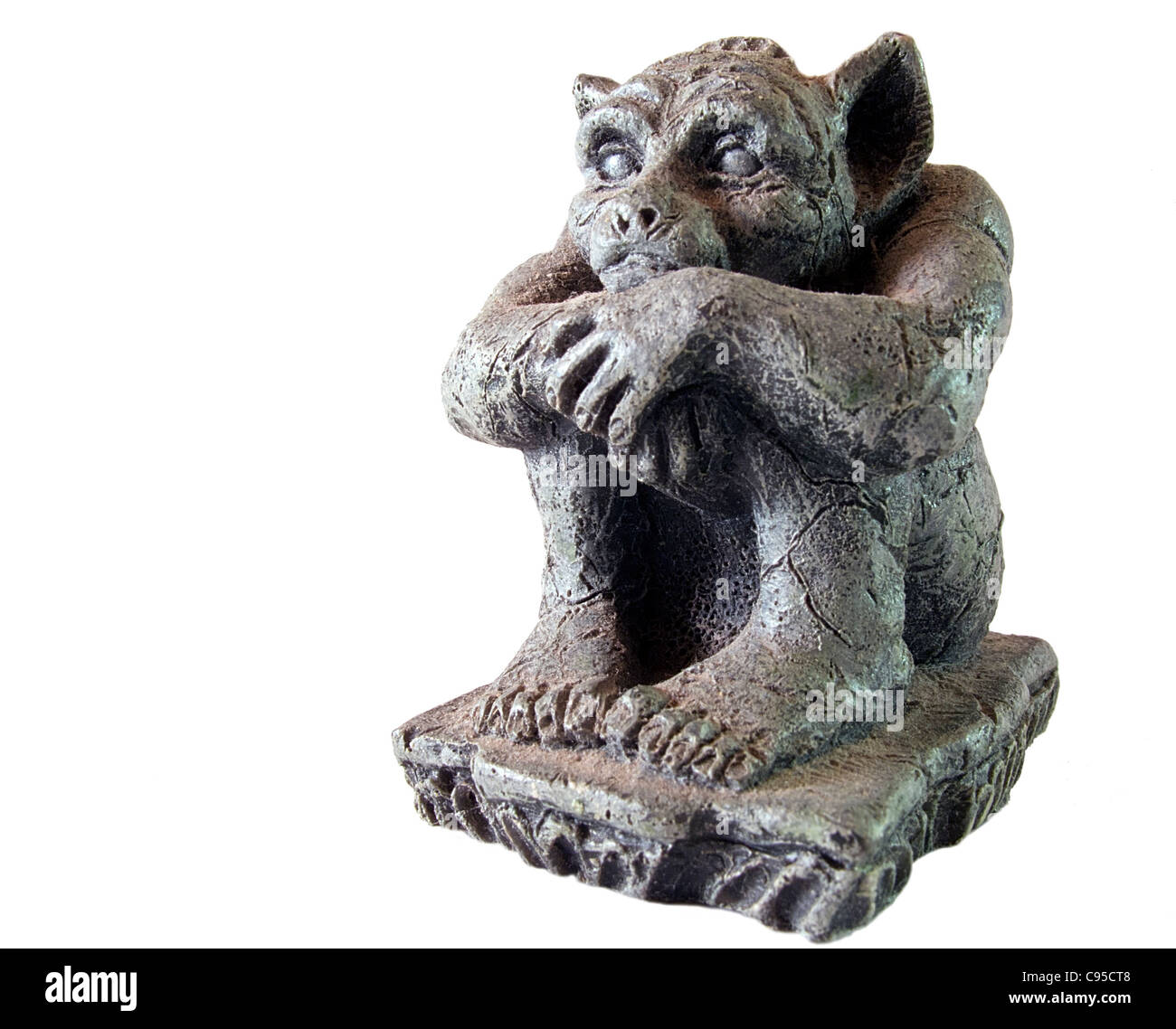 Studio shot of a gargoyle. Stock Photo