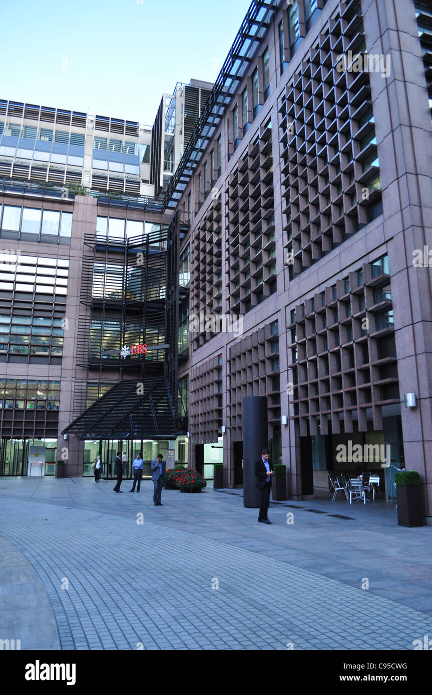 UBS headquarters in Bishopsgate, London Stock Photo