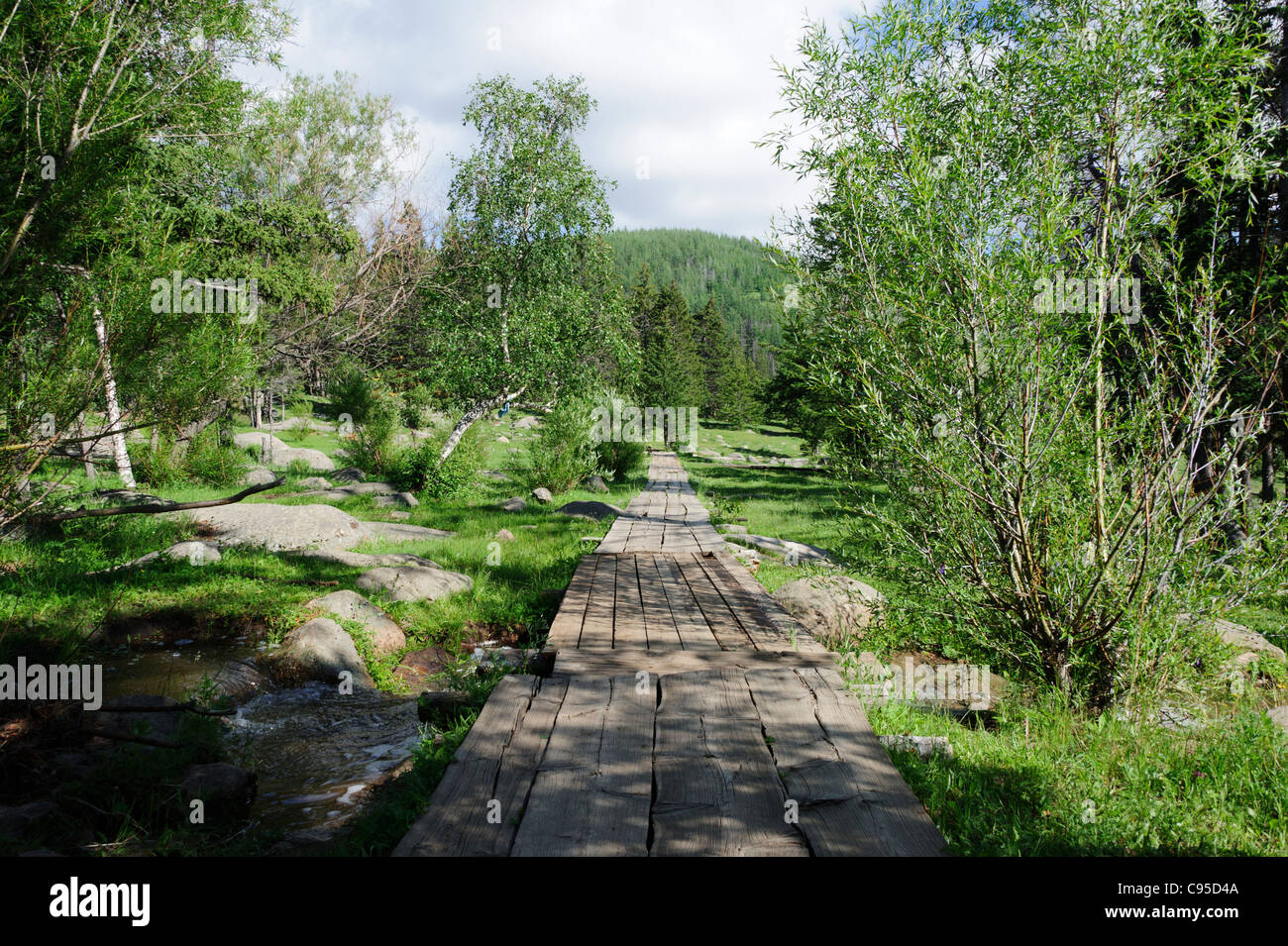Mandshir (aka Manzshir Manzushir) monastery (khiid), Mongolia Stock ...