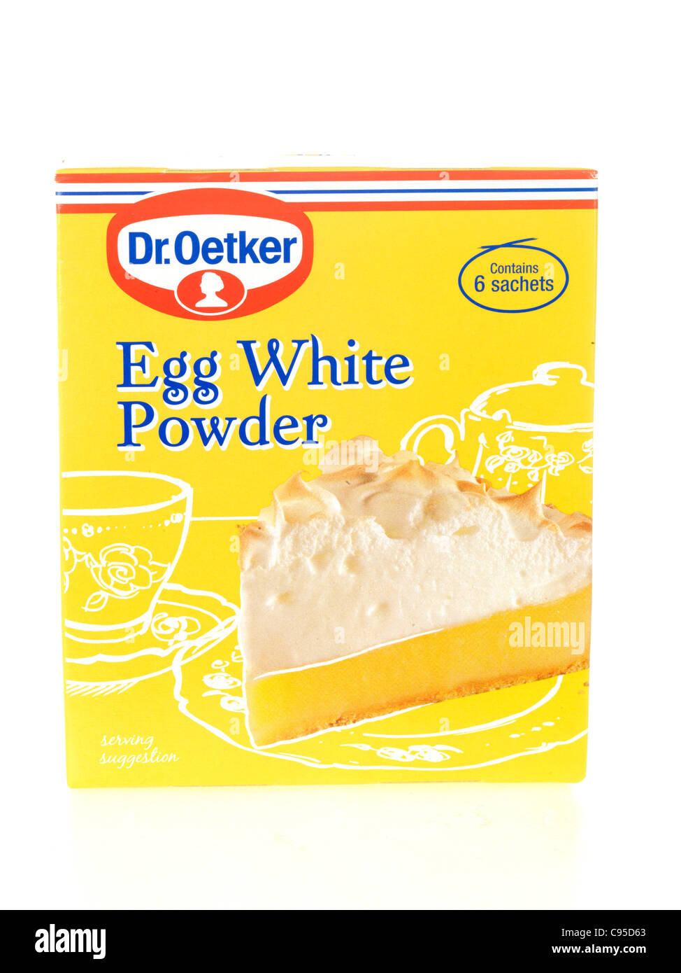 Dr Oetket Egg White Powder Stock Photo Alamy