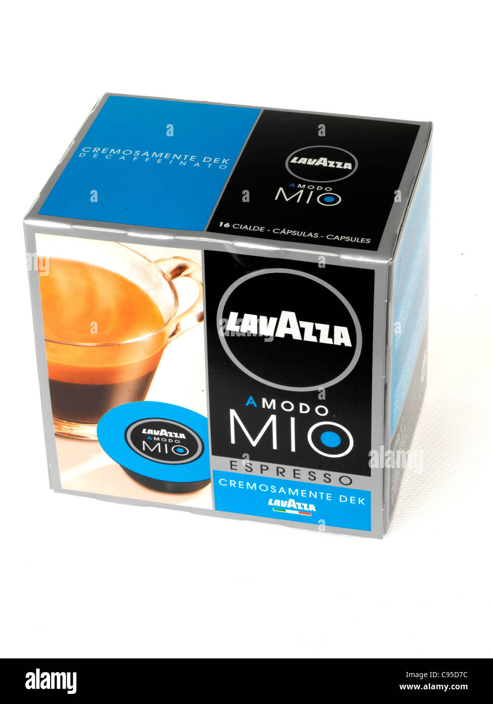 Food box lavazza amodo mio espresso coffee pack carton packet hi-res stock  photography and images - Alamy