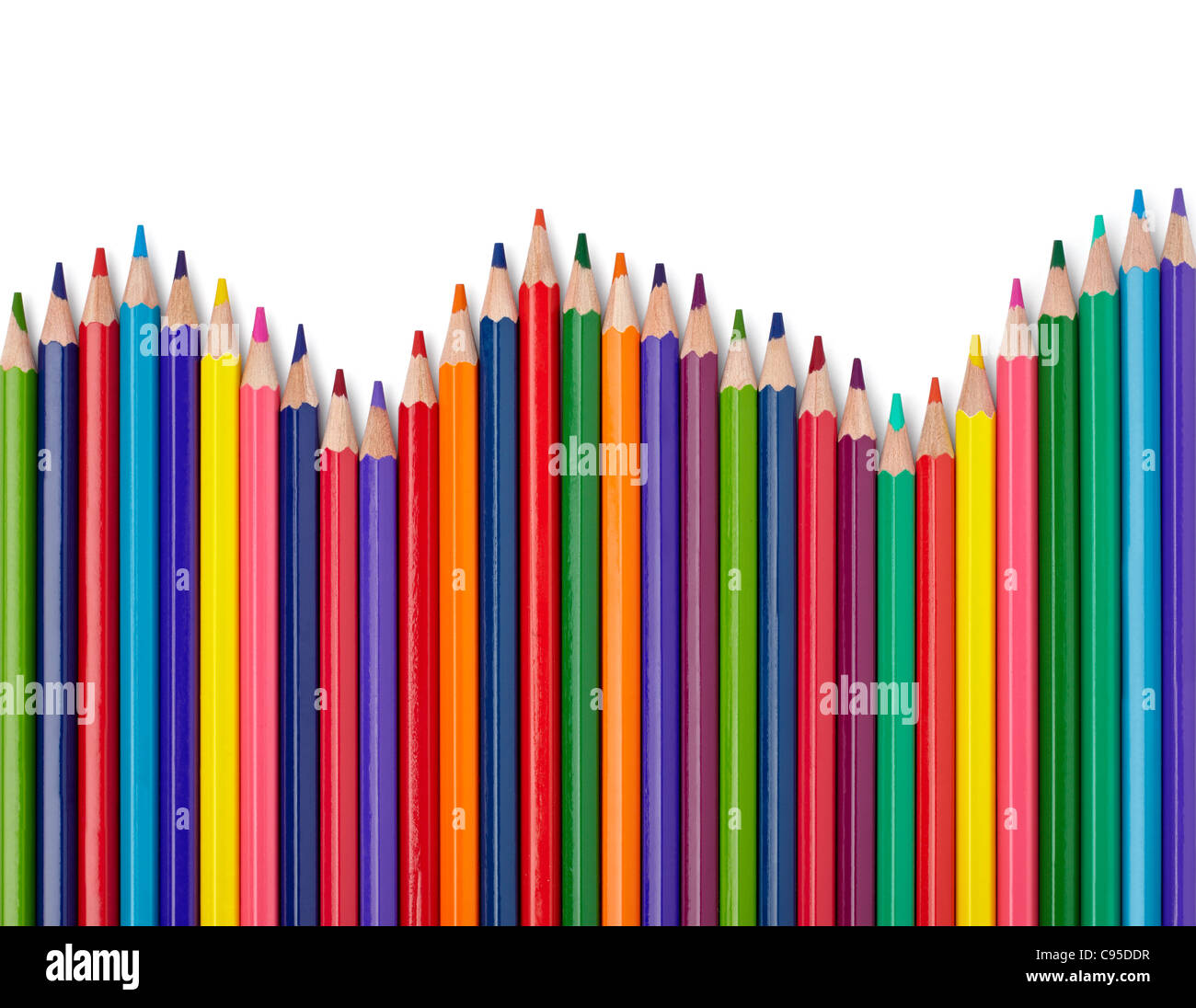 close up of color pencils Stock Photo Alamy