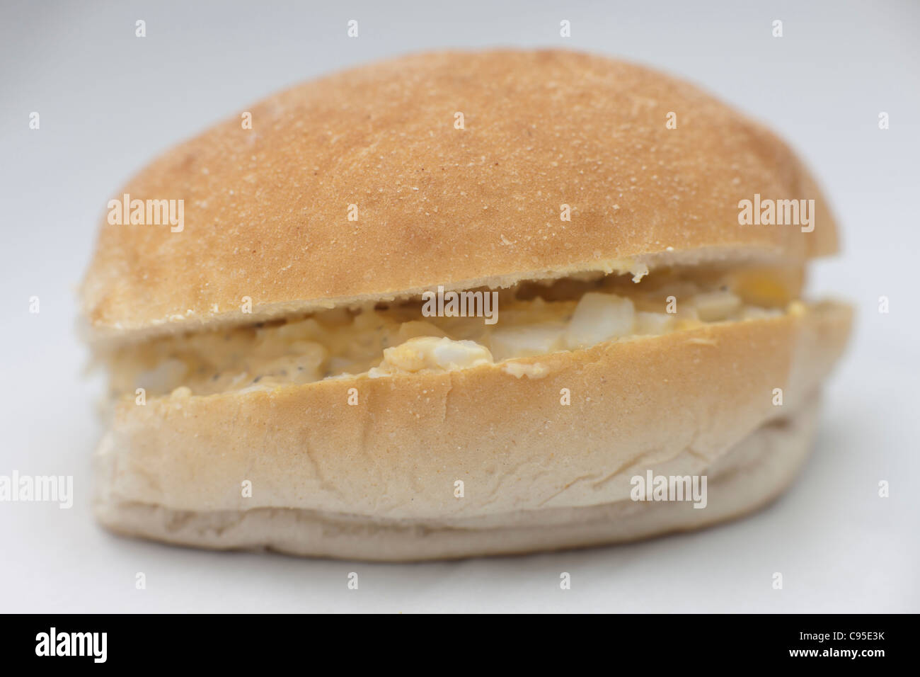 egg mayonnaise roll Stock Photo Alamy
