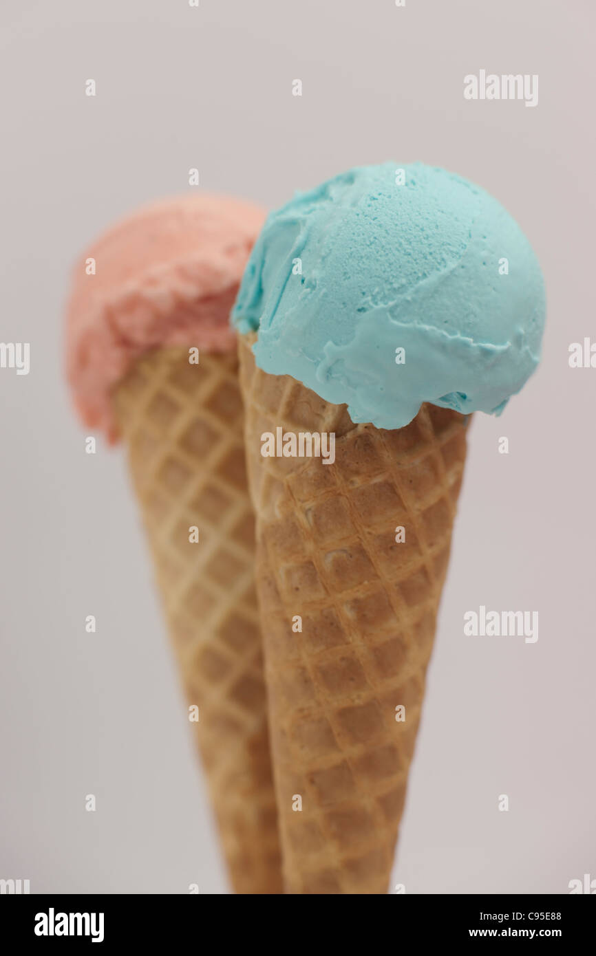 Ice cream cone gelato Stock Photo Alamy