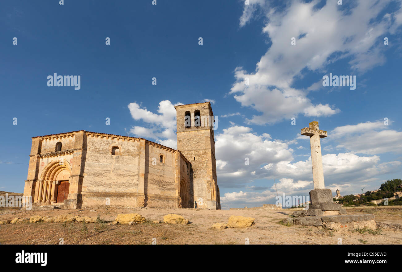 True cross church. Iglesia de la Vera Cruz. Segovia, Spain. Templar building Stock Photo