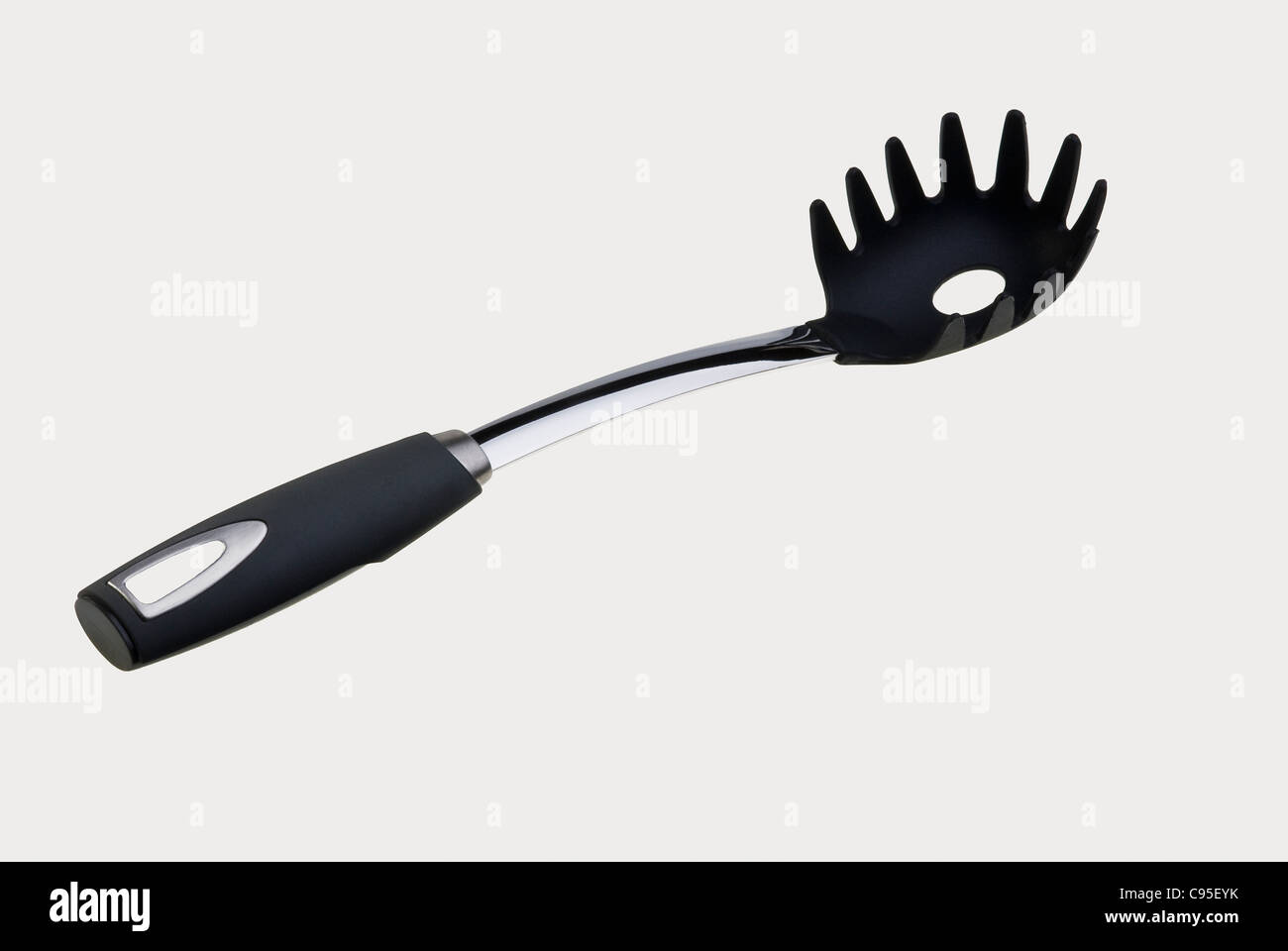 Pasta scoop cut out on white Stock Photo Alamy