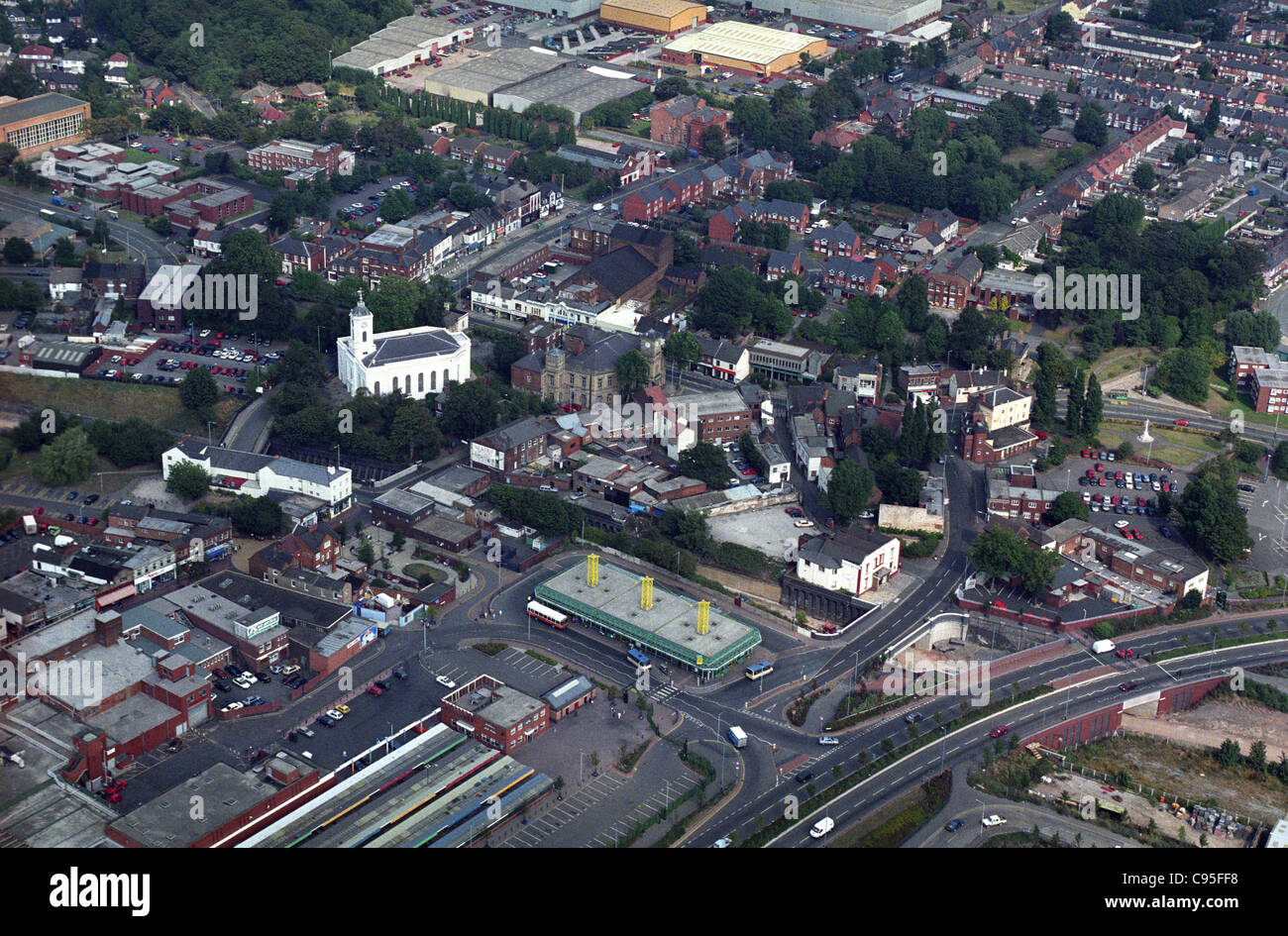 Aerial view of Bilston West Midlands England Uk Stock Photo Alamy