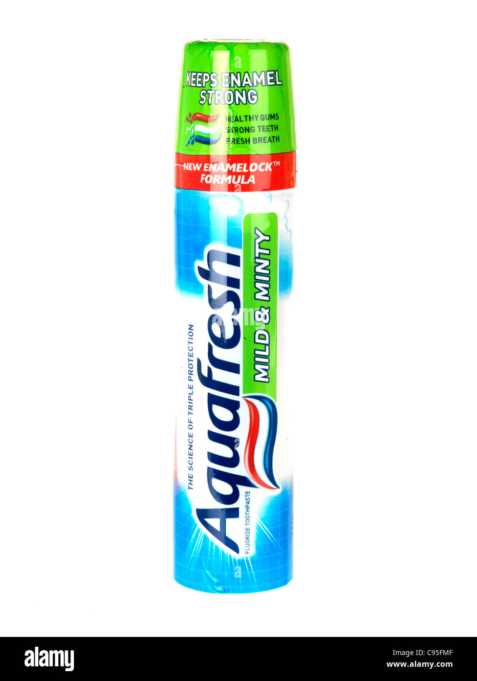 Tube dispenser aquafresh tooth paste toothpaste oral hygine hi-res stock  photography and images - Alamy