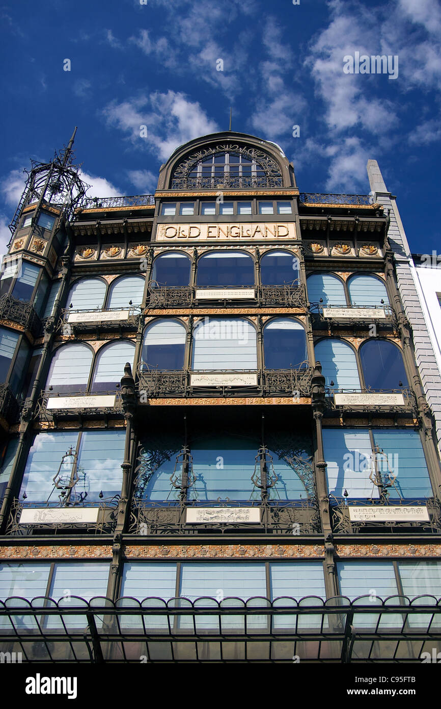 The Old England Building, which houses the Musical Instruments Museum (MIM) in Brussels, Belgium. Stock Photo