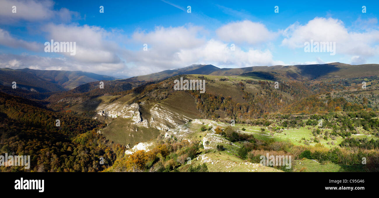 Cantabria mountains. Valles Pasiegos. Spain Stock Photo