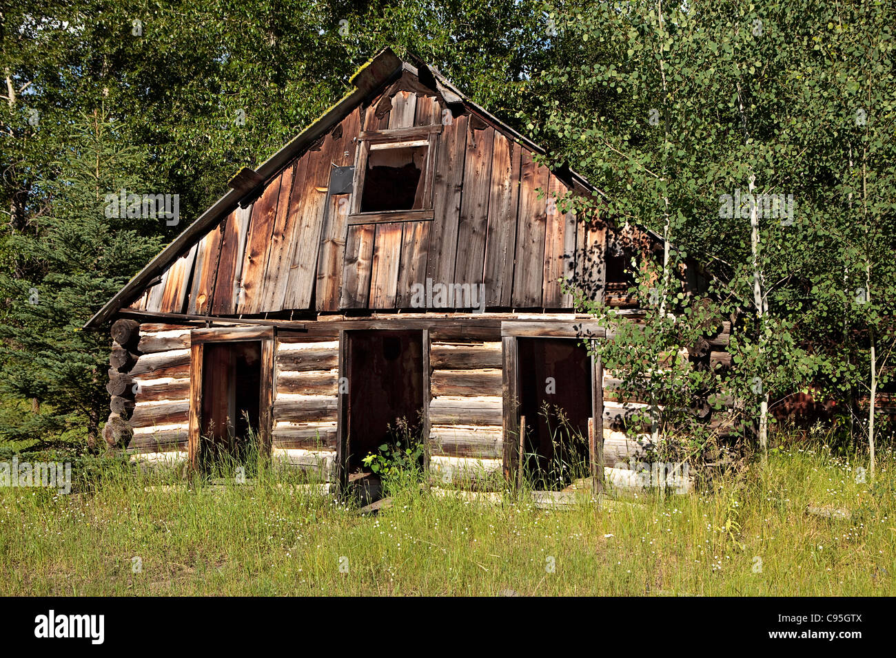 Image of a house in Bodie, Washington Stock Photo