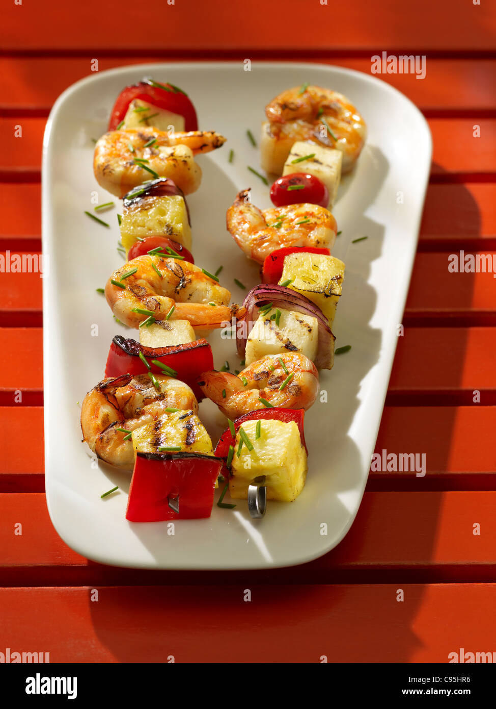 Shrimp brochettes hires stock photography and images Alamy