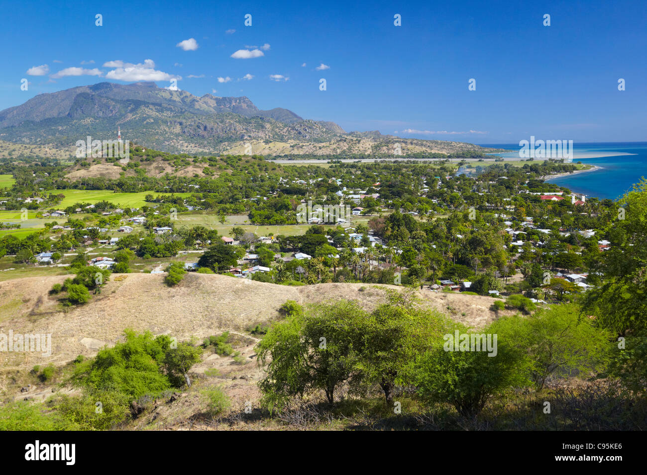 The town of Manatuto, Timor-Leste (East Timor), Asia Stock Photo