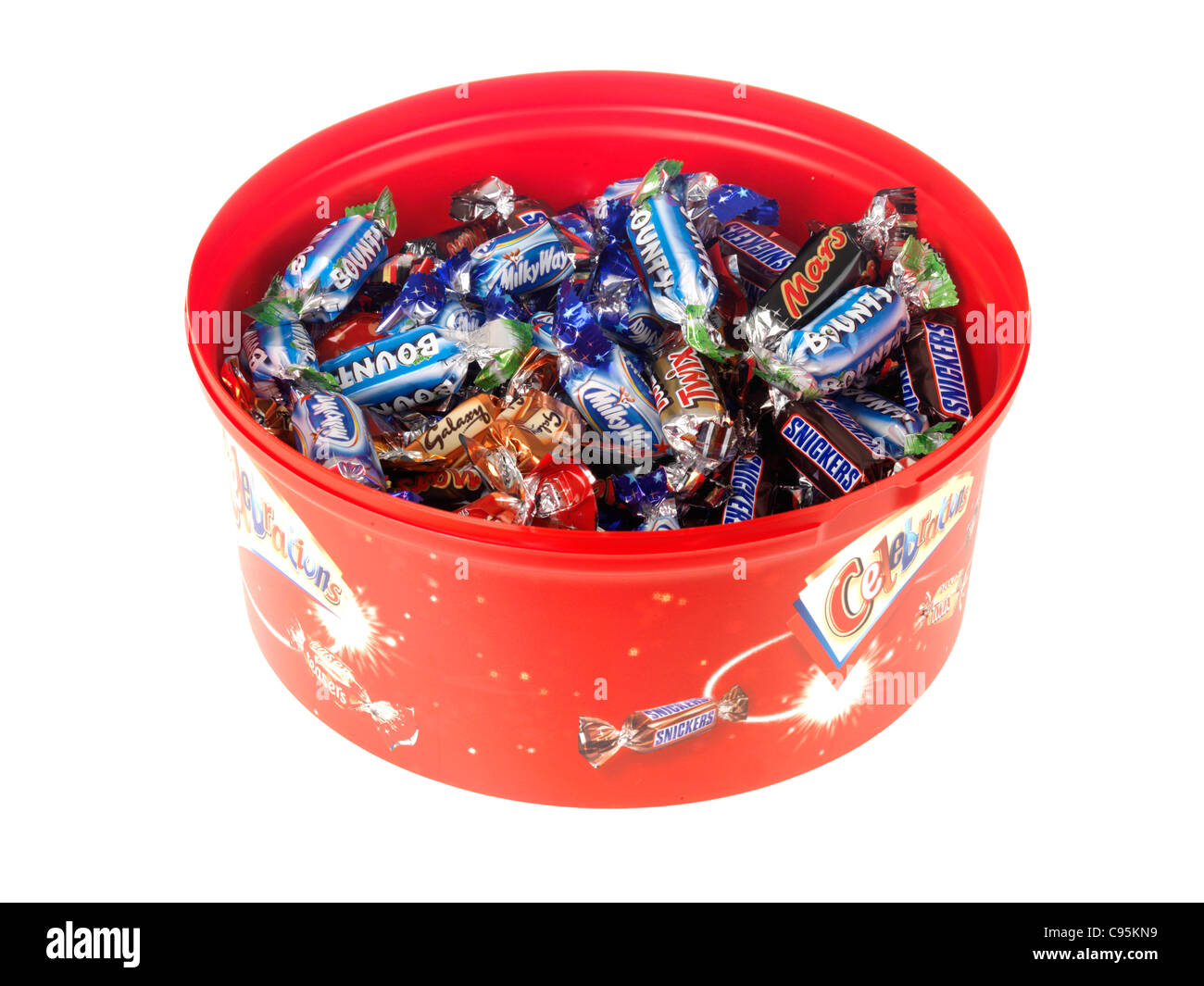 Box of Celebration Chocolates Stock Photo Alamy