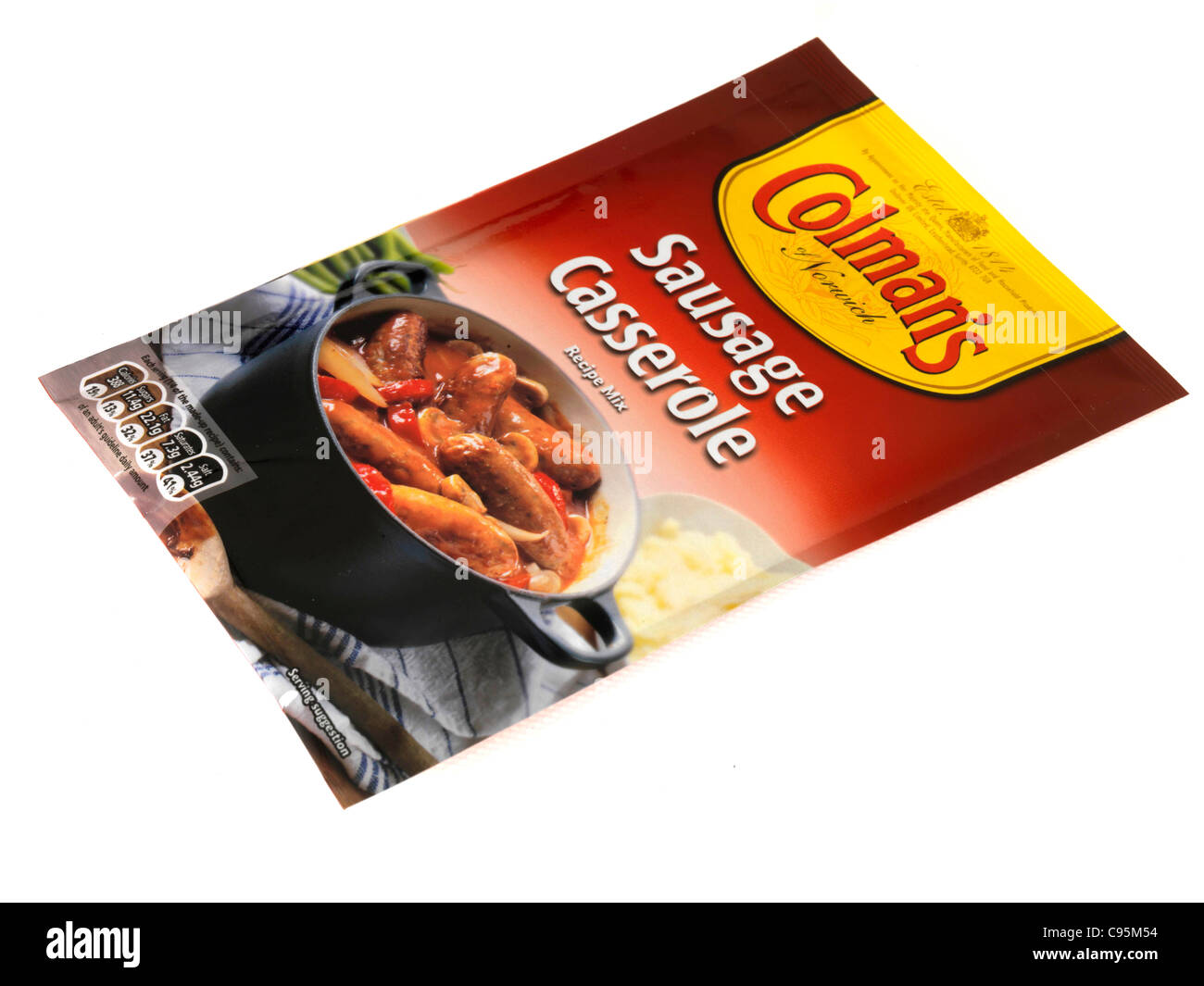Coleman's Sausage Casserole Sauce Mix Stock Photo Alamy