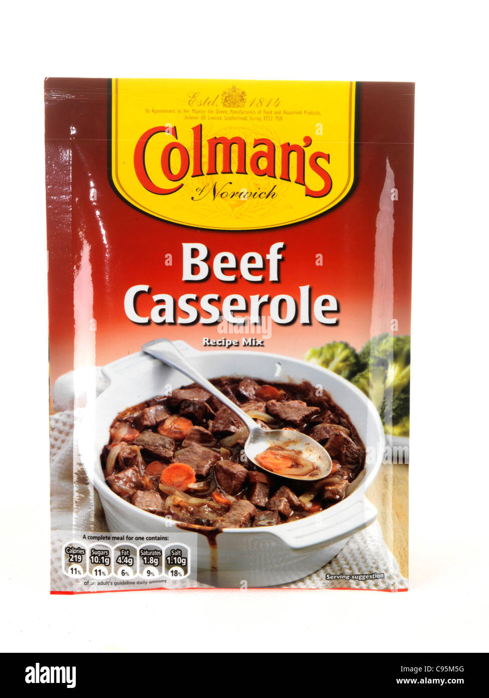Coleman's Beef Casserole Sauce Mix Stock Photo Alamy
