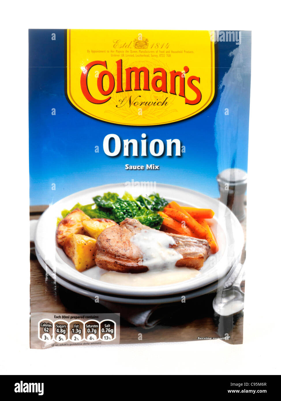 Coleman's Onion Sauce Mix Stock Photo Alamy