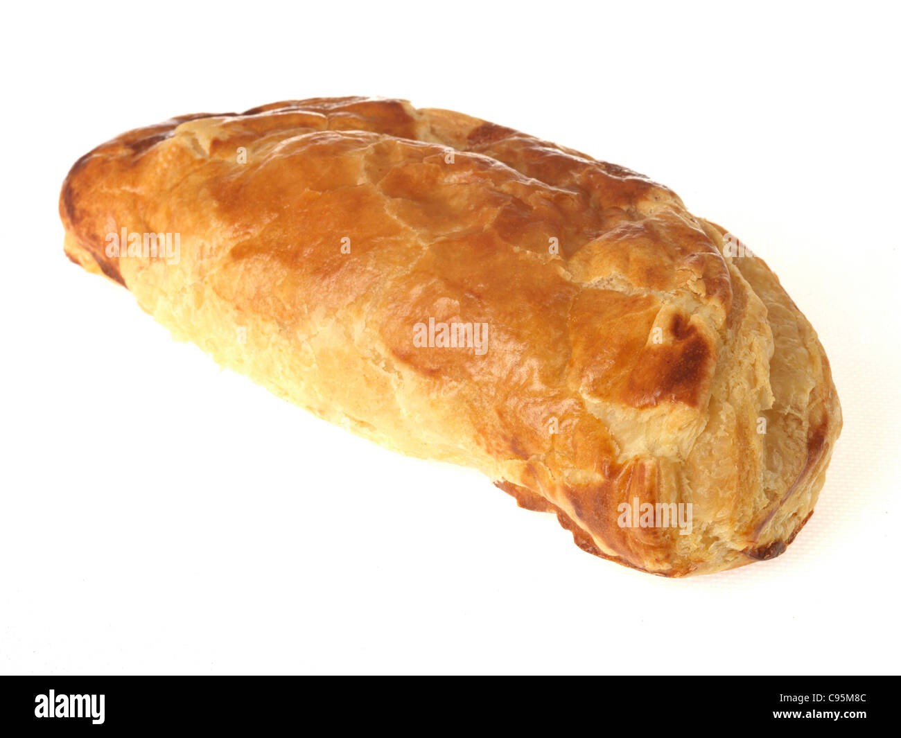 Marks and Spencer Cheese Onion and Leek Pasty Stock Photo - Alamy