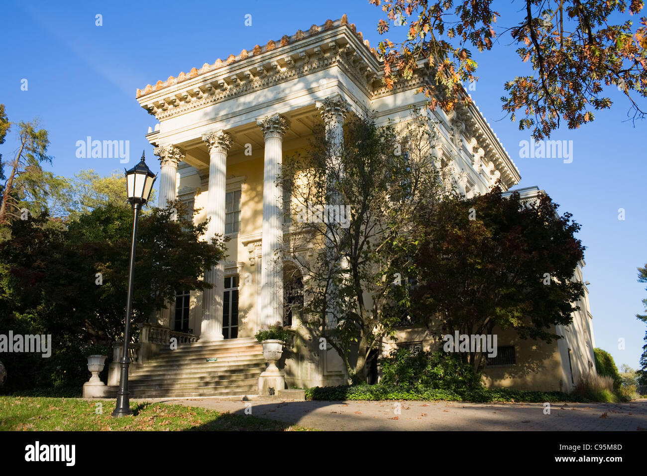 Evergreen House, 1850, Italianate style architecture, Baltimore, Maryland Stock Photo