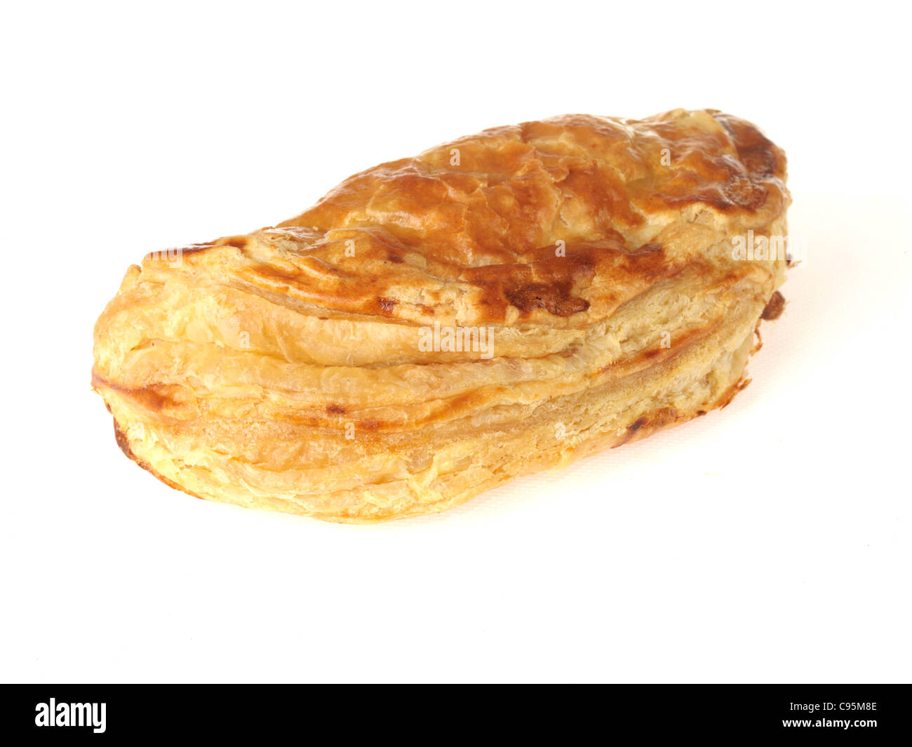 Marks and Spencer Cheese Onion and Leek Pasty Stock Photo - Alamy