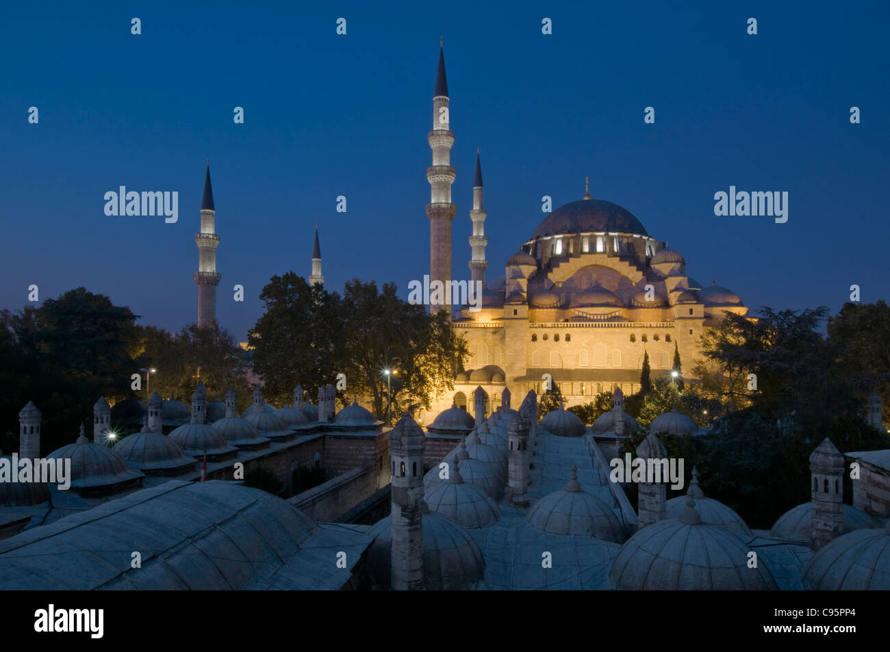 The Suleymaniye Mosque ,istanbul,Turkey Stock Photo