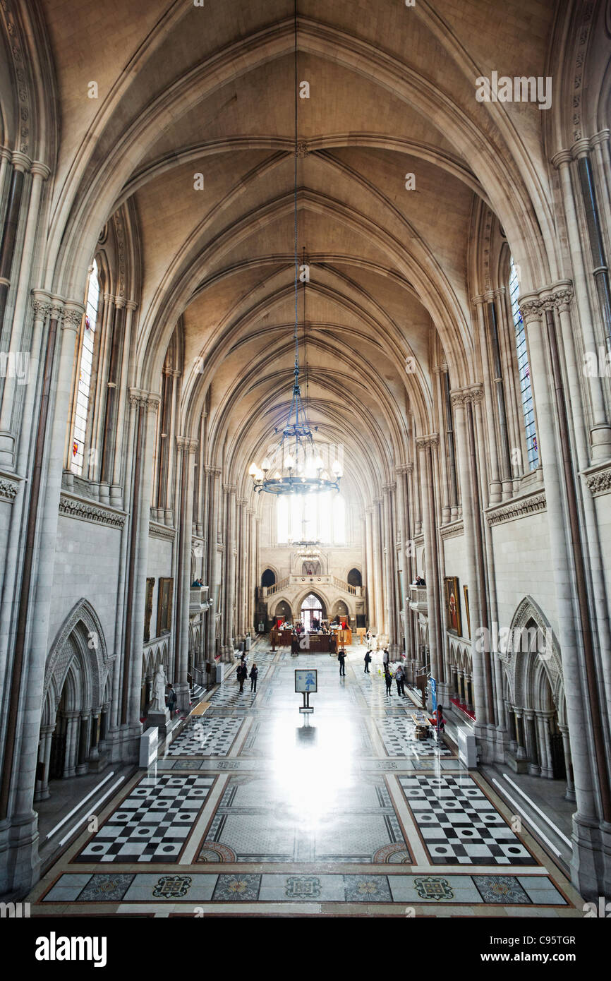 England, London, The Royal Courts of Justice, The Main Hall Stock Photo