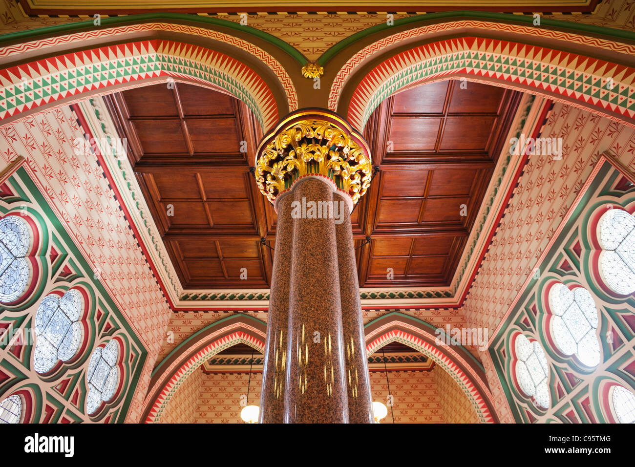 England, London, The Royal Courts of Justice, The Painted Room aka The